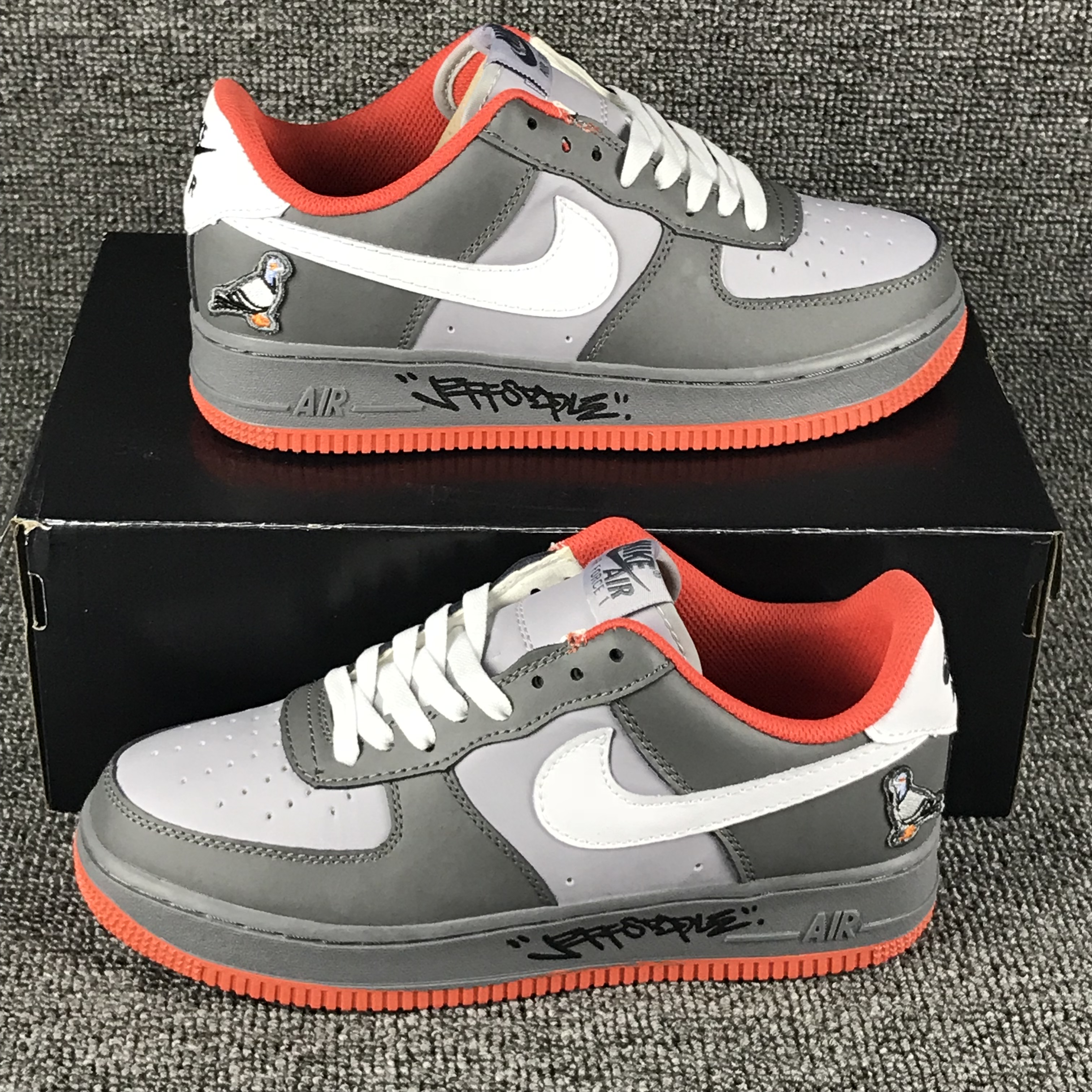 nike air force 1 - Gris