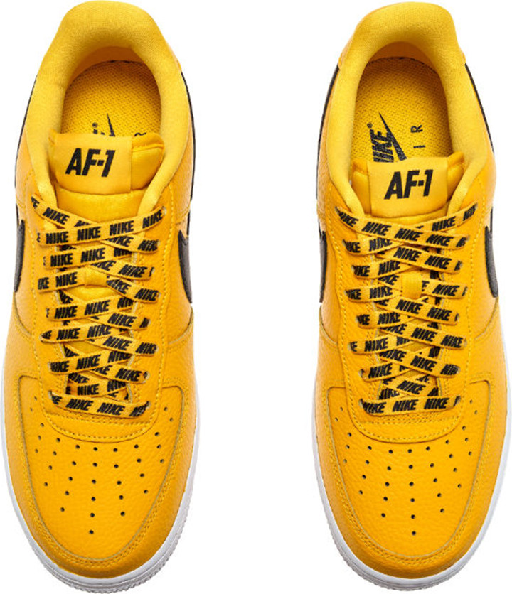 nike air force 1 - Amarillo Negro