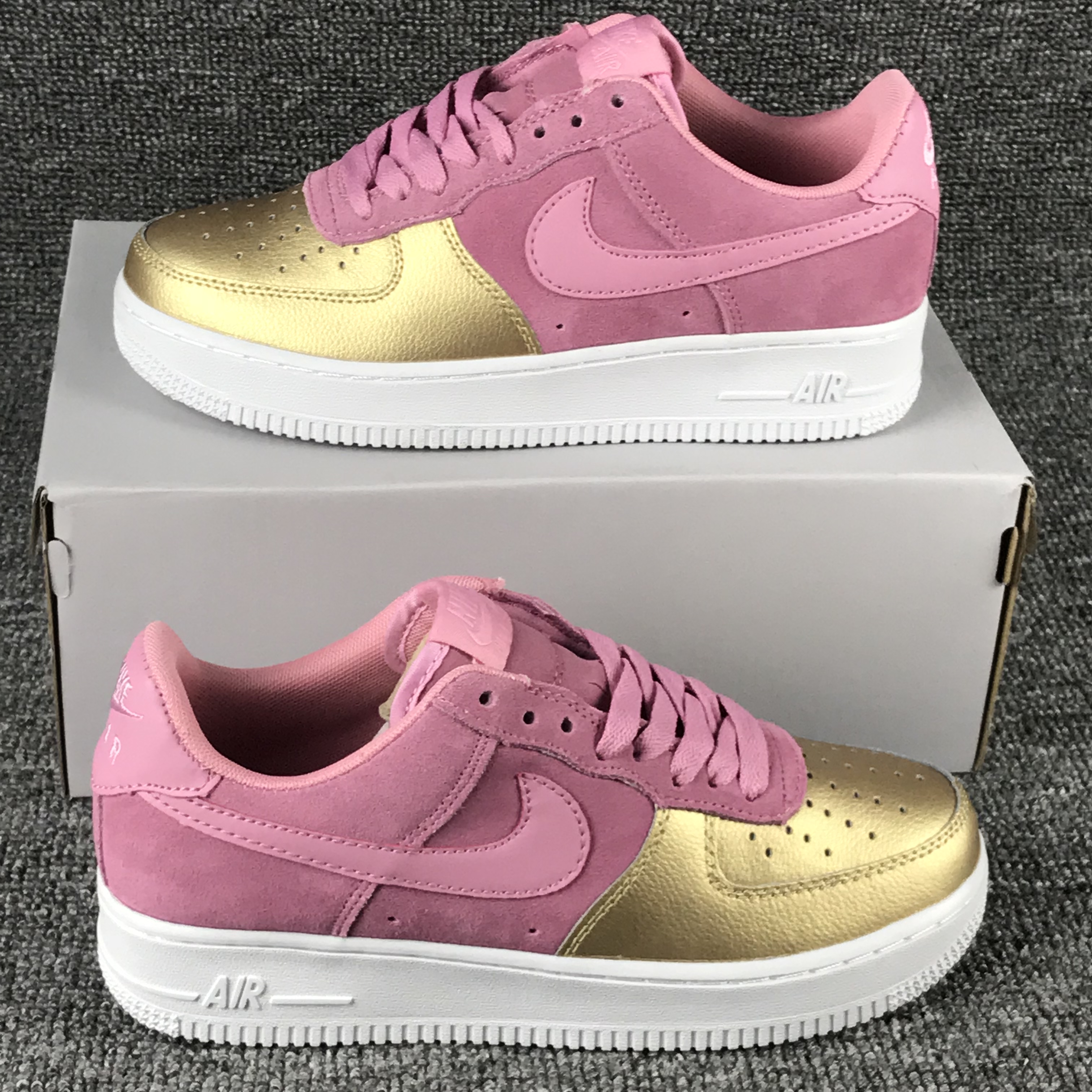 nike air force 1 - Rosado Dorado