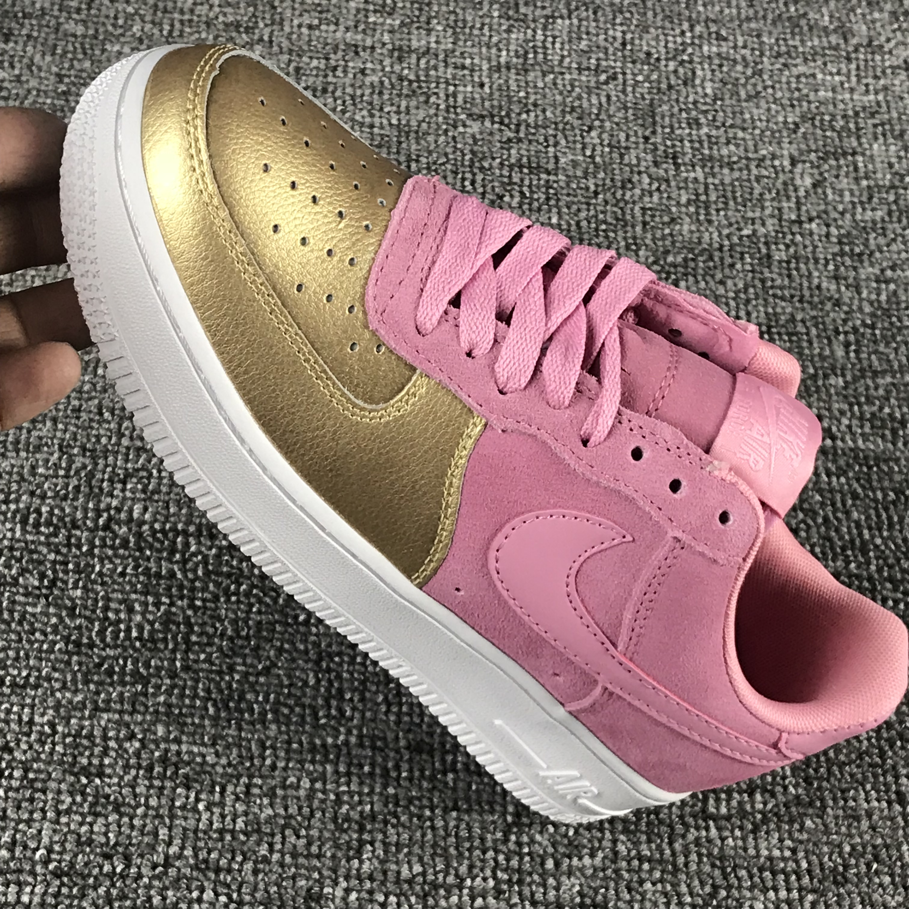 nike air force 1 - Rosado Dorado