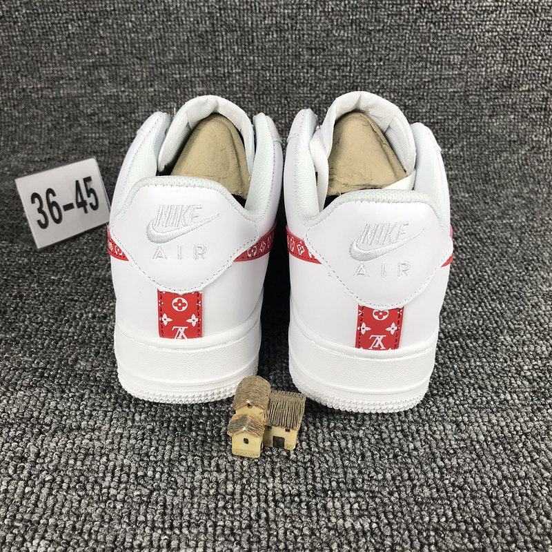 nike air force 1 - Blanco Rojo