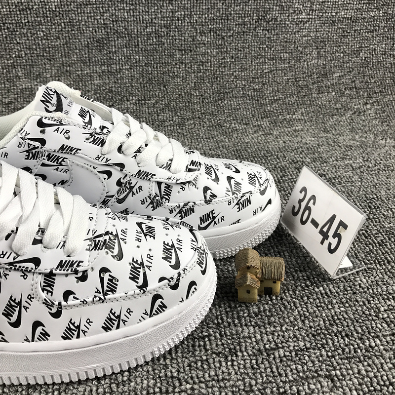 nike air force 1 - Blanco Negro