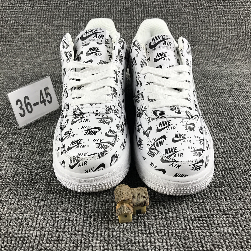 nike air force 1 - Blanco Negro