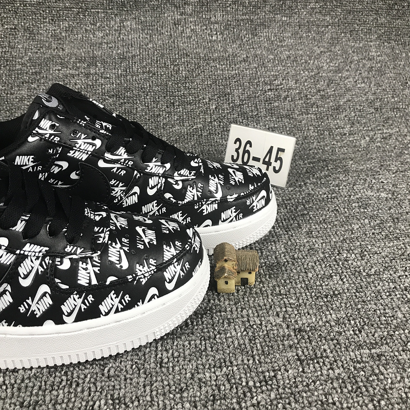 nike air force 1 - Negro Blanco