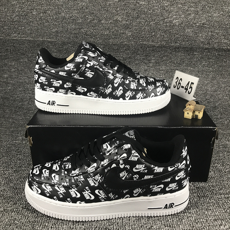nike air force 1 - Negro Blanco