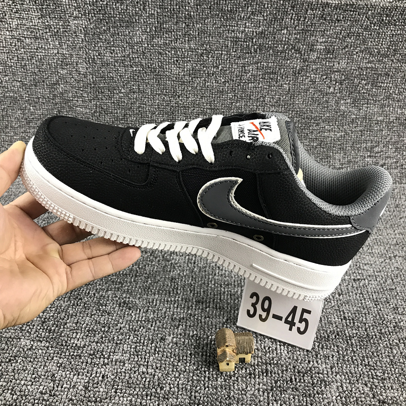 nike air force 1 - Negro Gris