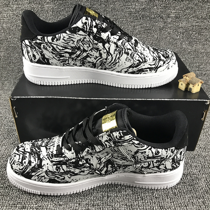 nike air force 1 - Blanco Negro
