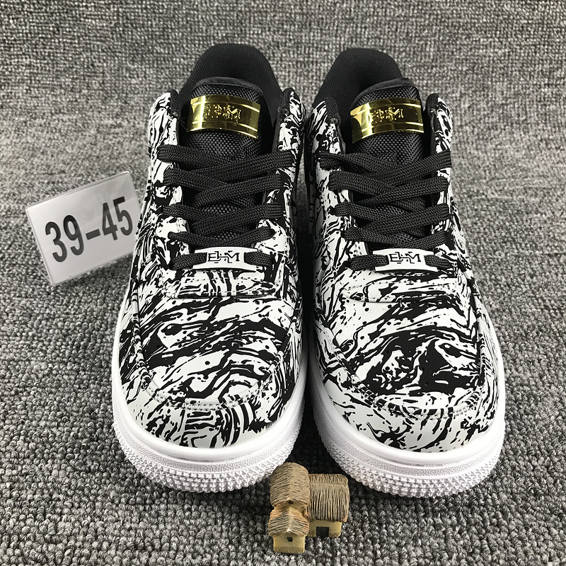 nike air force 1 - Blanco Negro