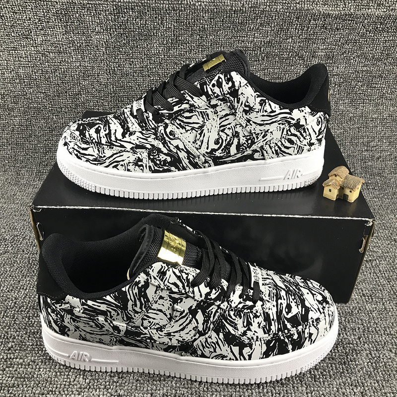 nike air force 1 - Blanco Negro