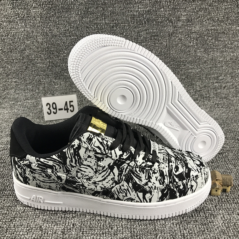 nike air force 1 - Blanco Negro