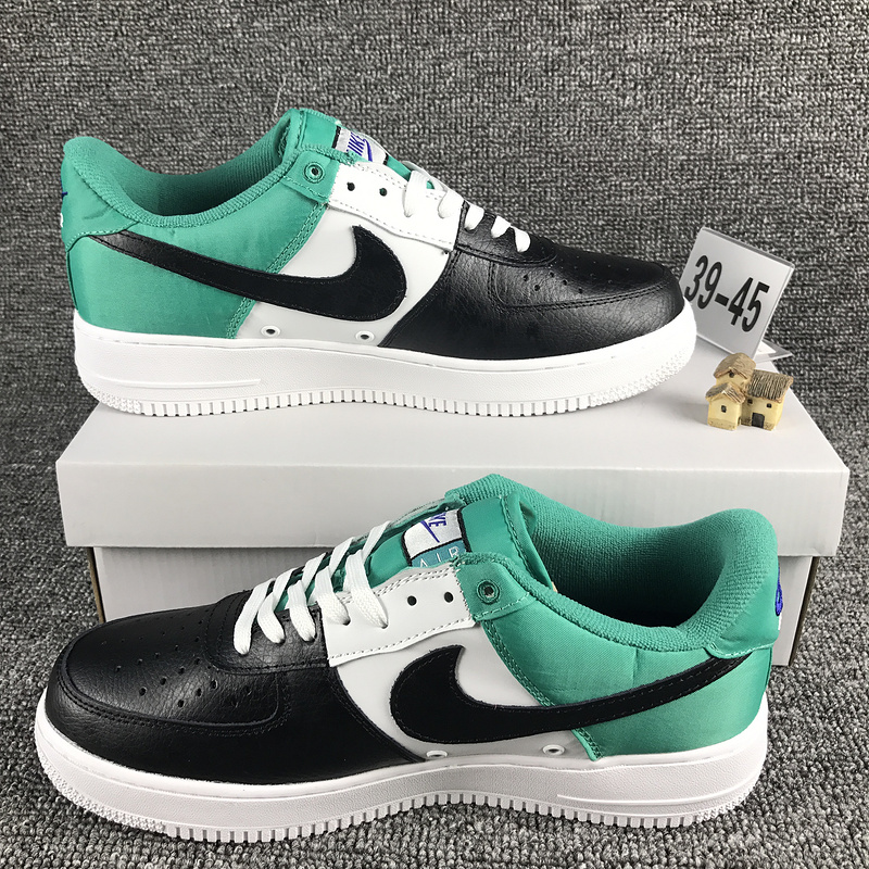nike air force 1 - Blanco Negro Celeste