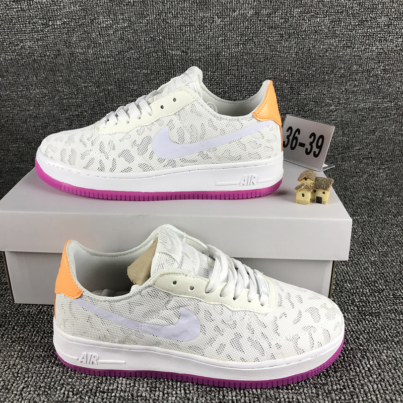 nike air force 1 - Blanco Morado