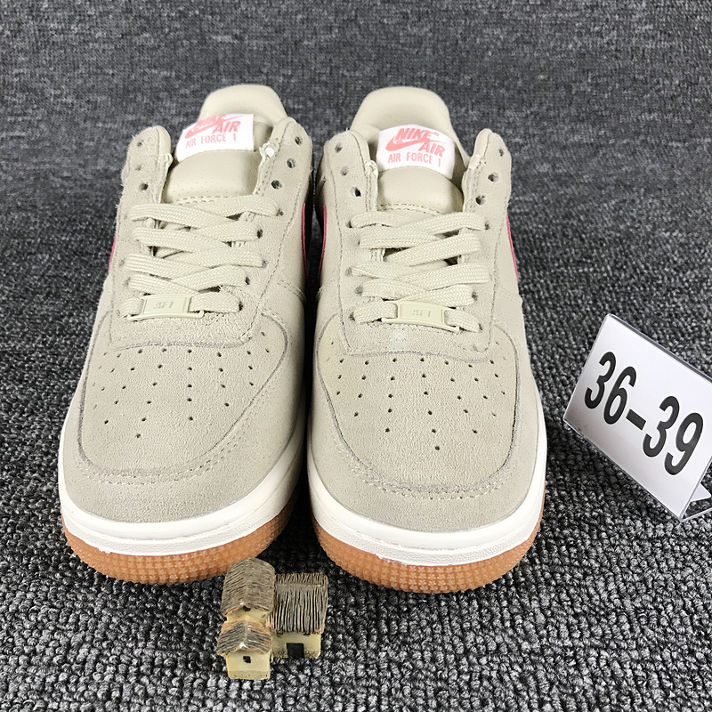 nike air force 1 - Gris Rosado
