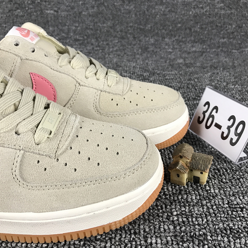 nike air force 1 - Gris Rosado