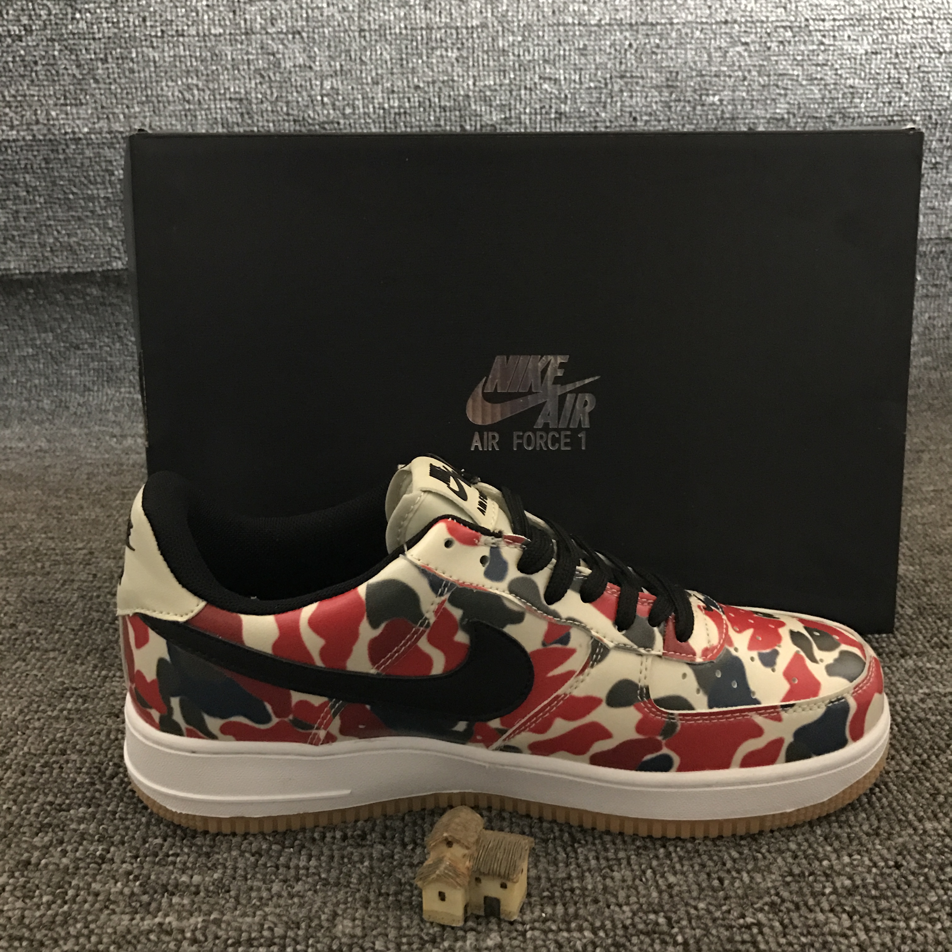 nike air force 1 - Vainilla Negro Arcoiris