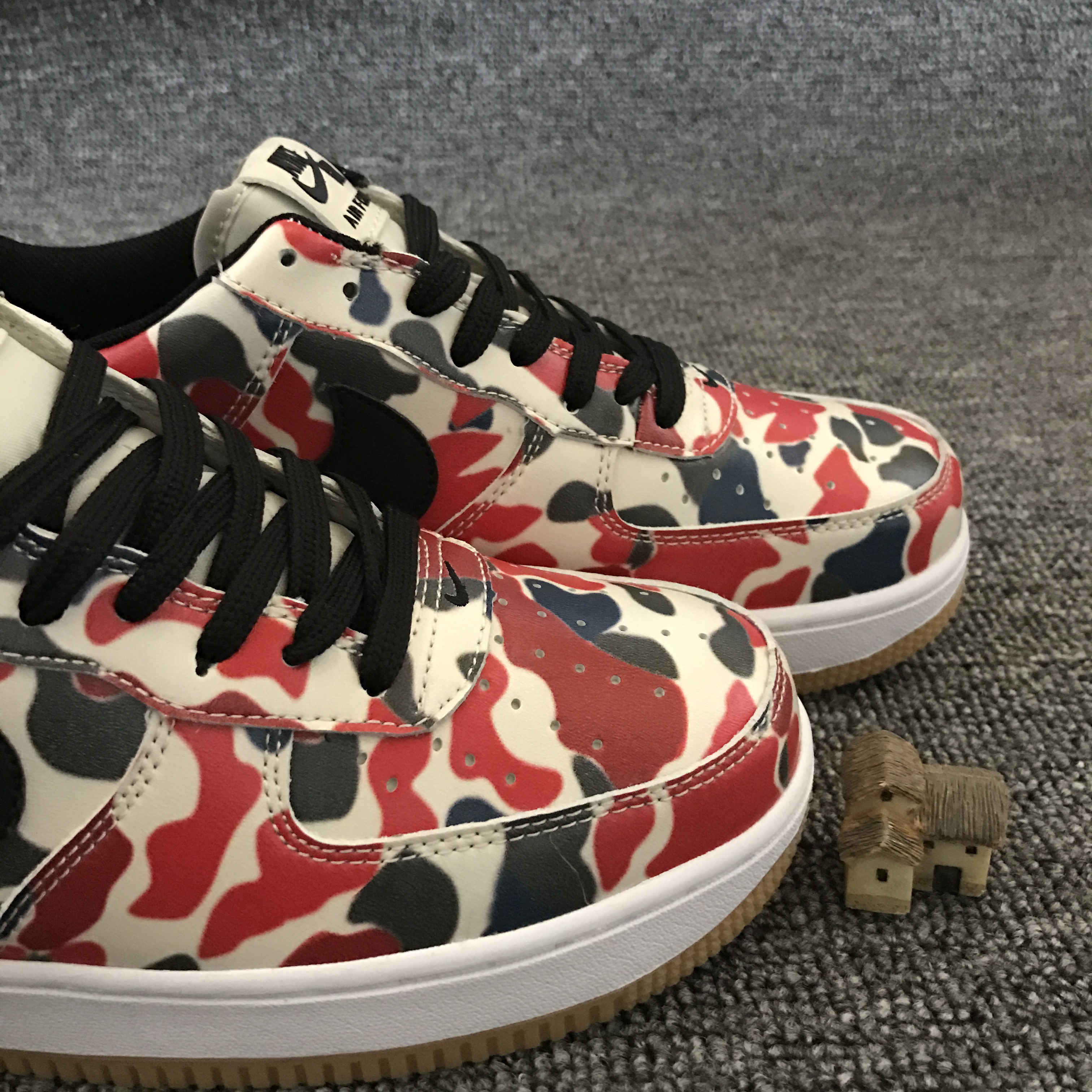 nike air force 1 - Vainilla Negro Arcoiris