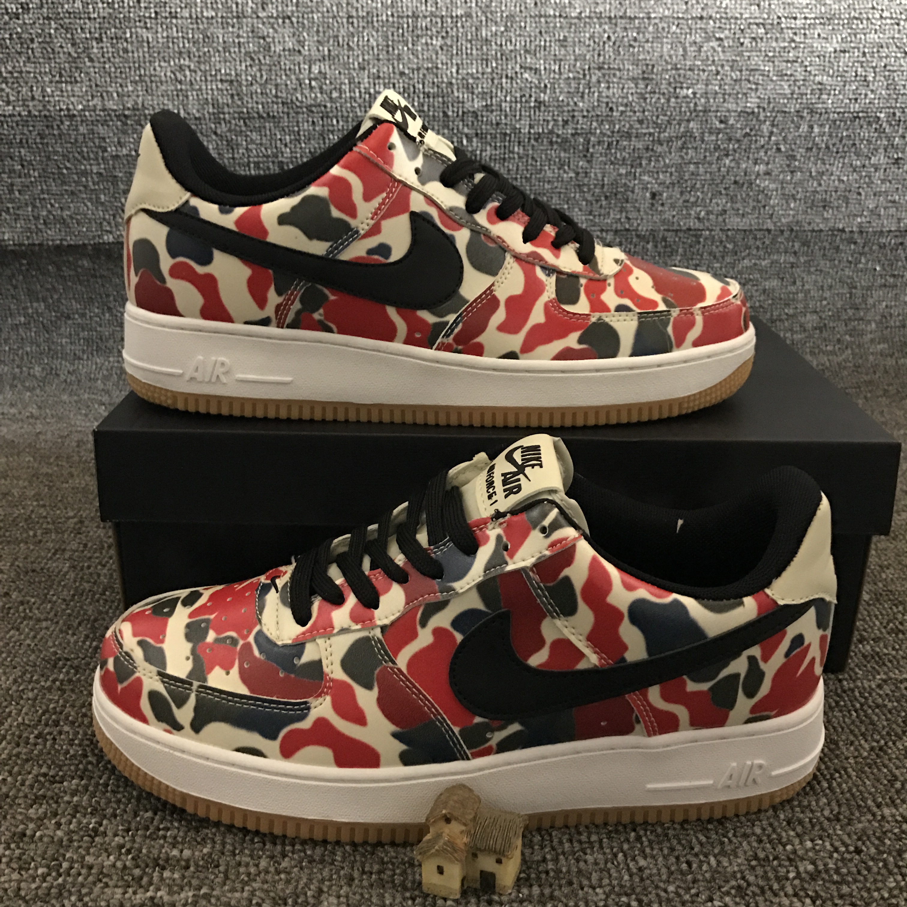 nike air force 1 - Vainilla Negro Arcoiris