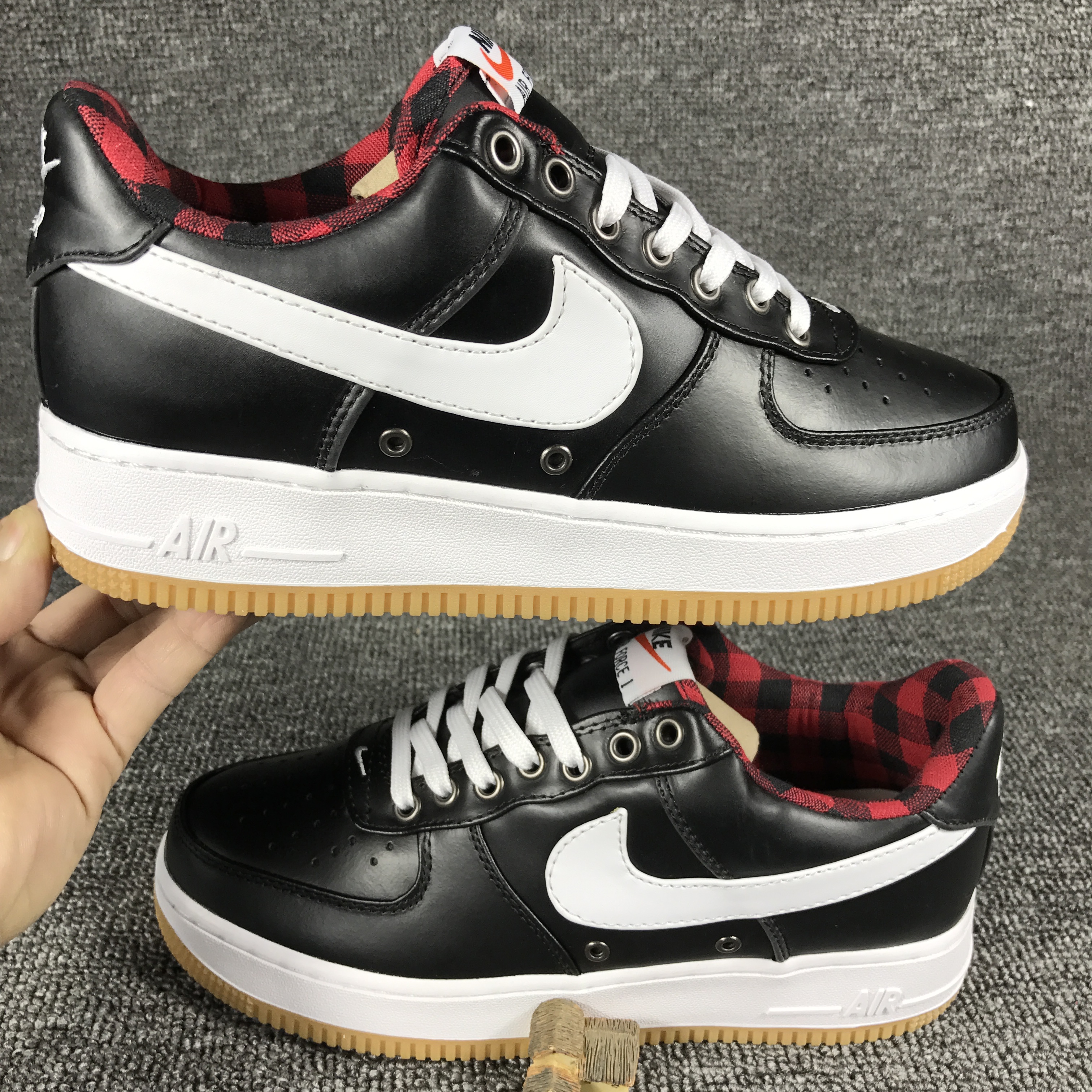nike air force 1 - Negro Blanco