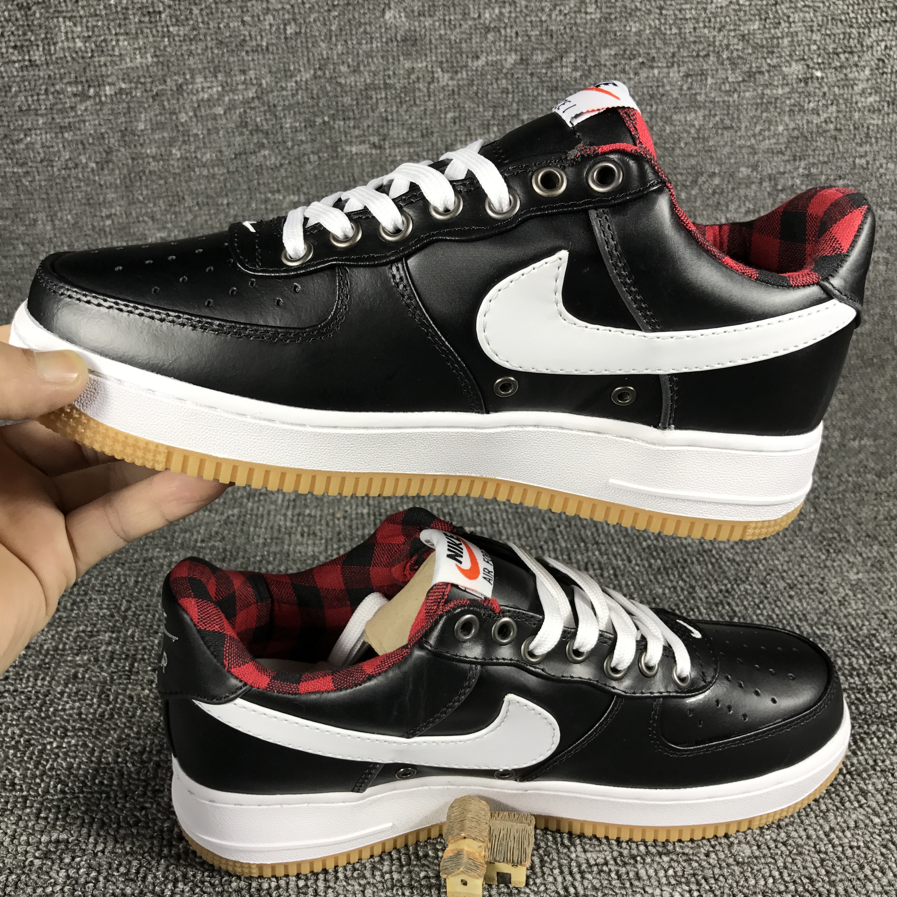 nike air force 1 - Negro Blanco