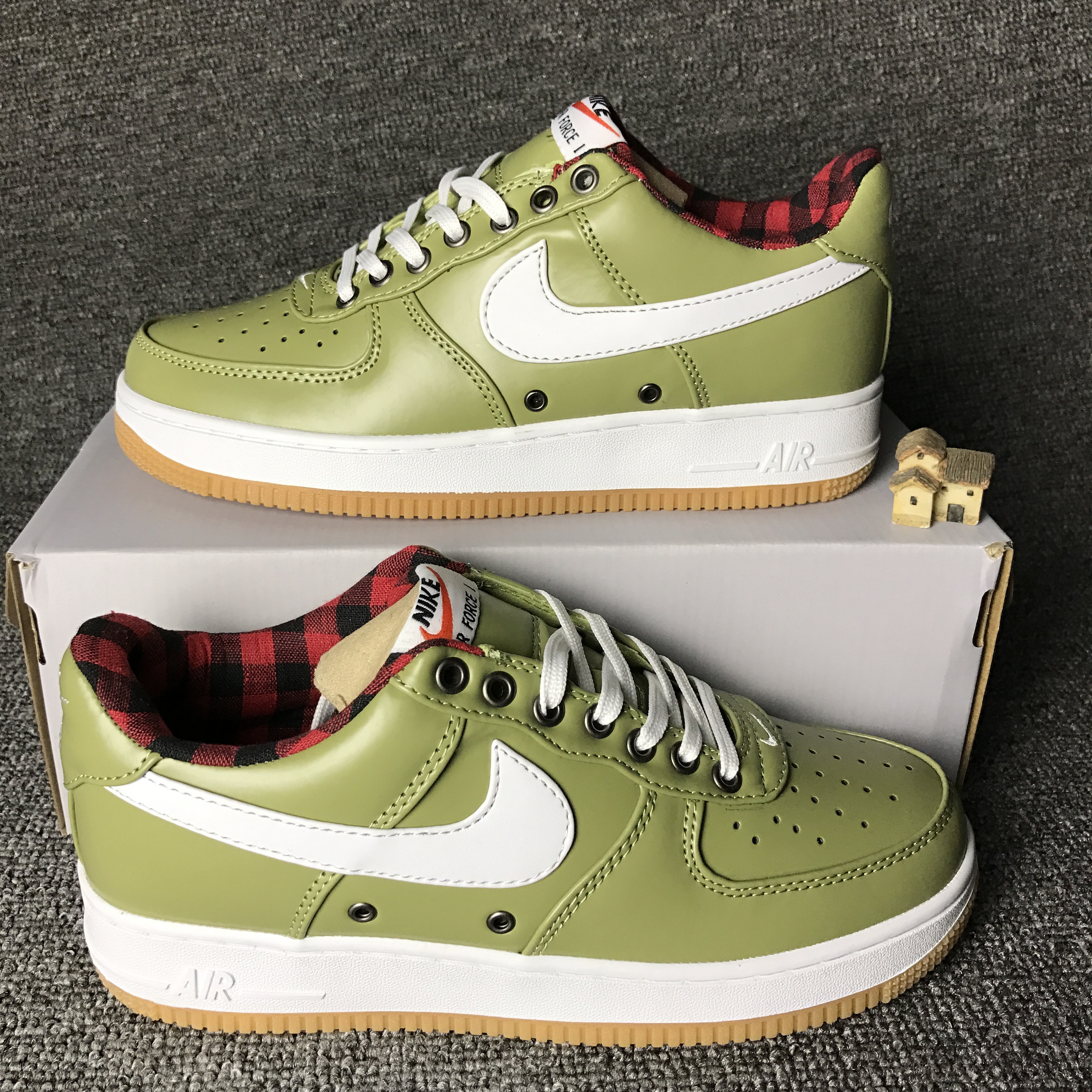 nike air force 1 - Verde Blanco