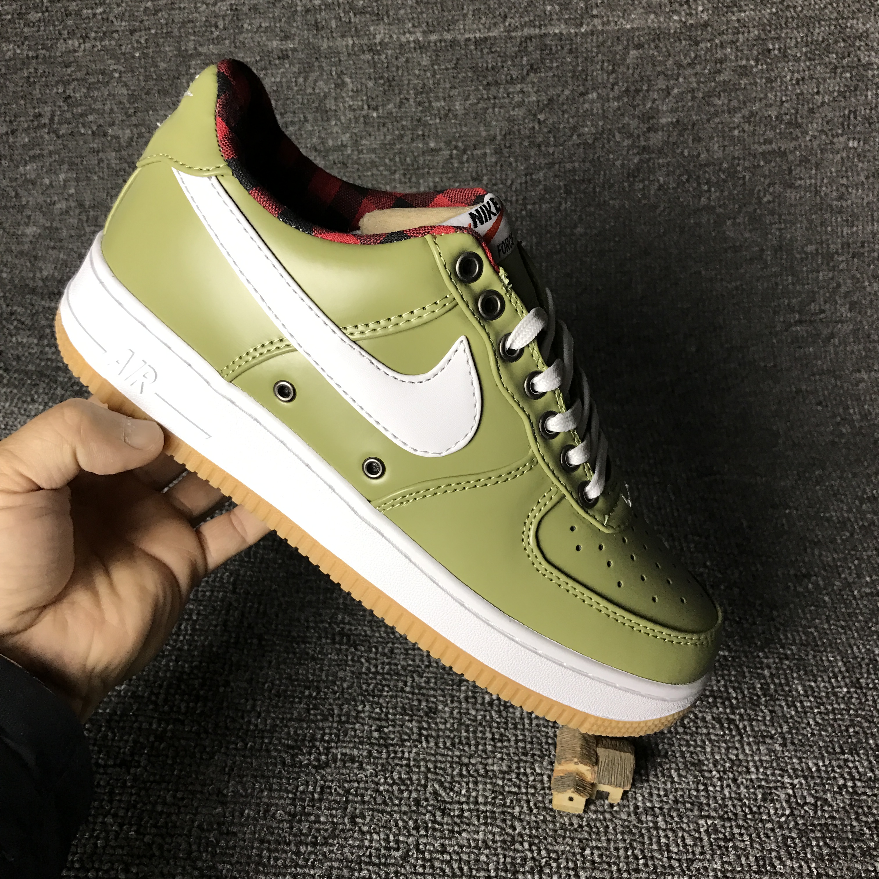 nike air force 1 - Verde Blanco