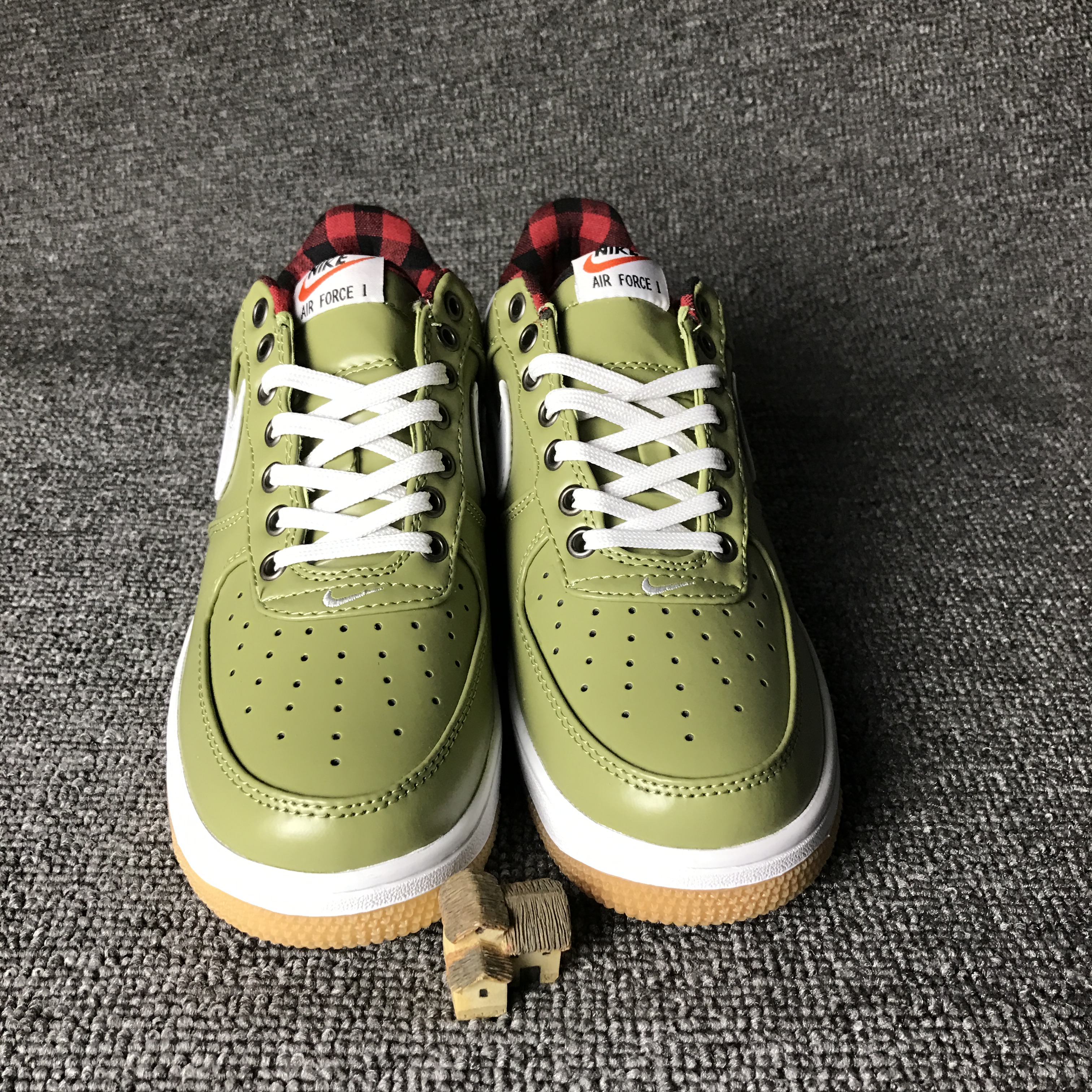 nike air force 1 - Verde Blanco