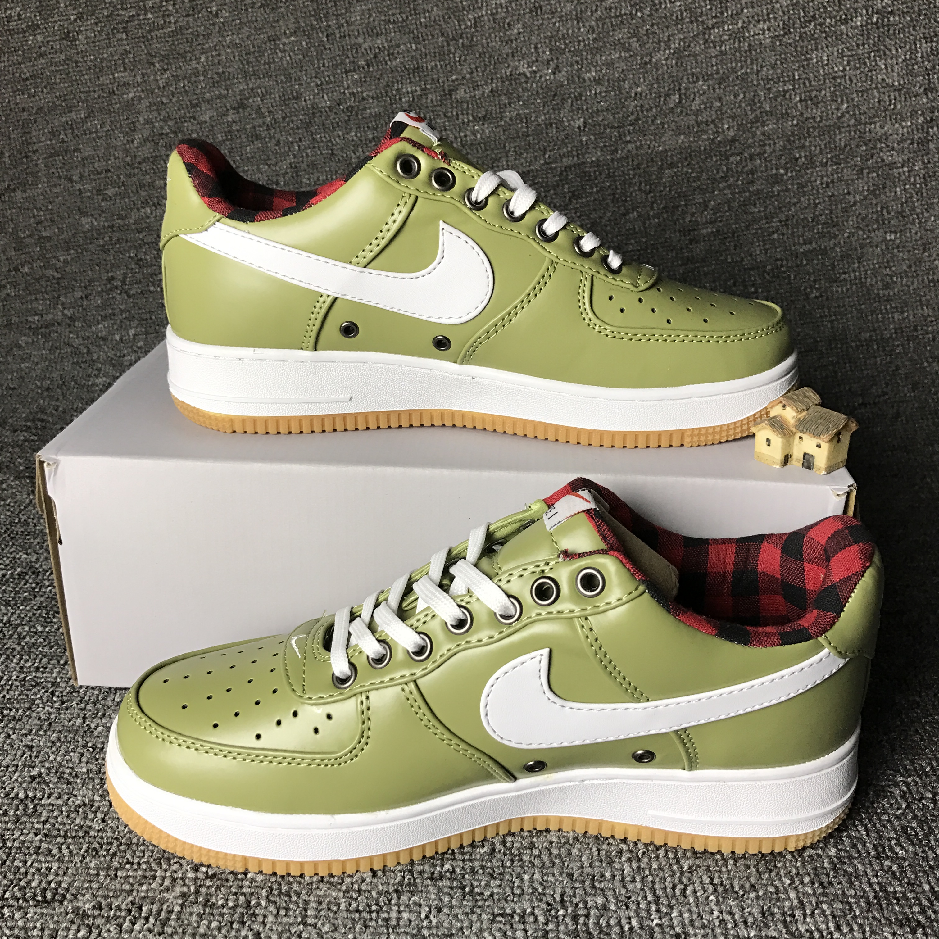 nike air force 1 - Verde Blanco