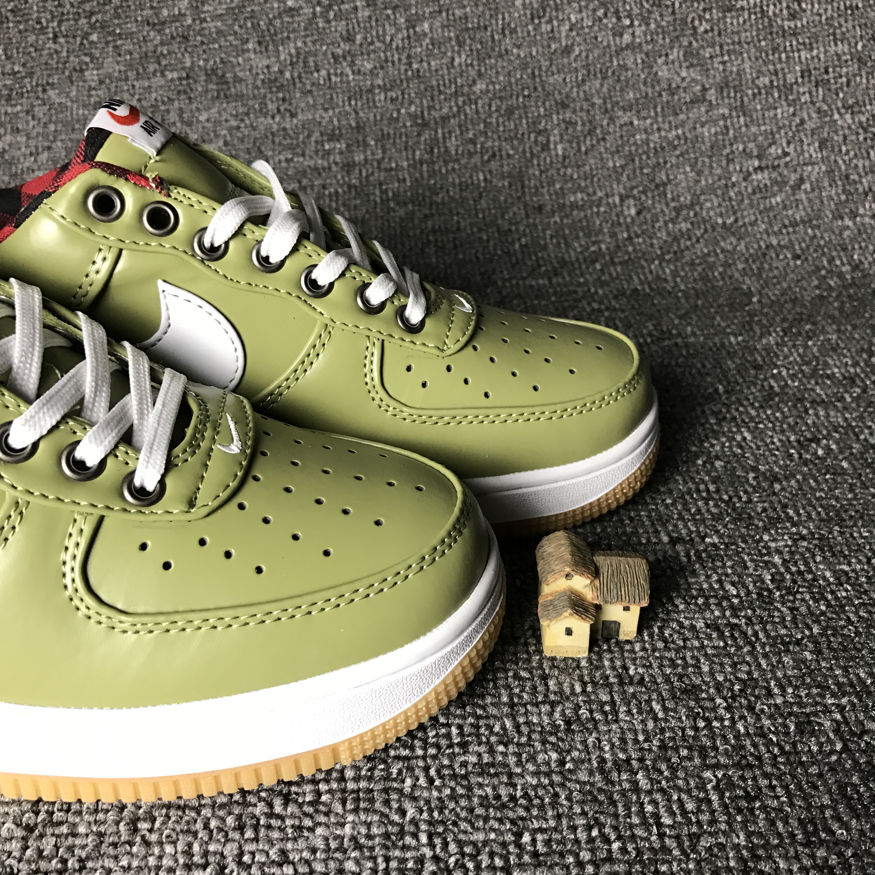nike air force 1 - Verde Blanco