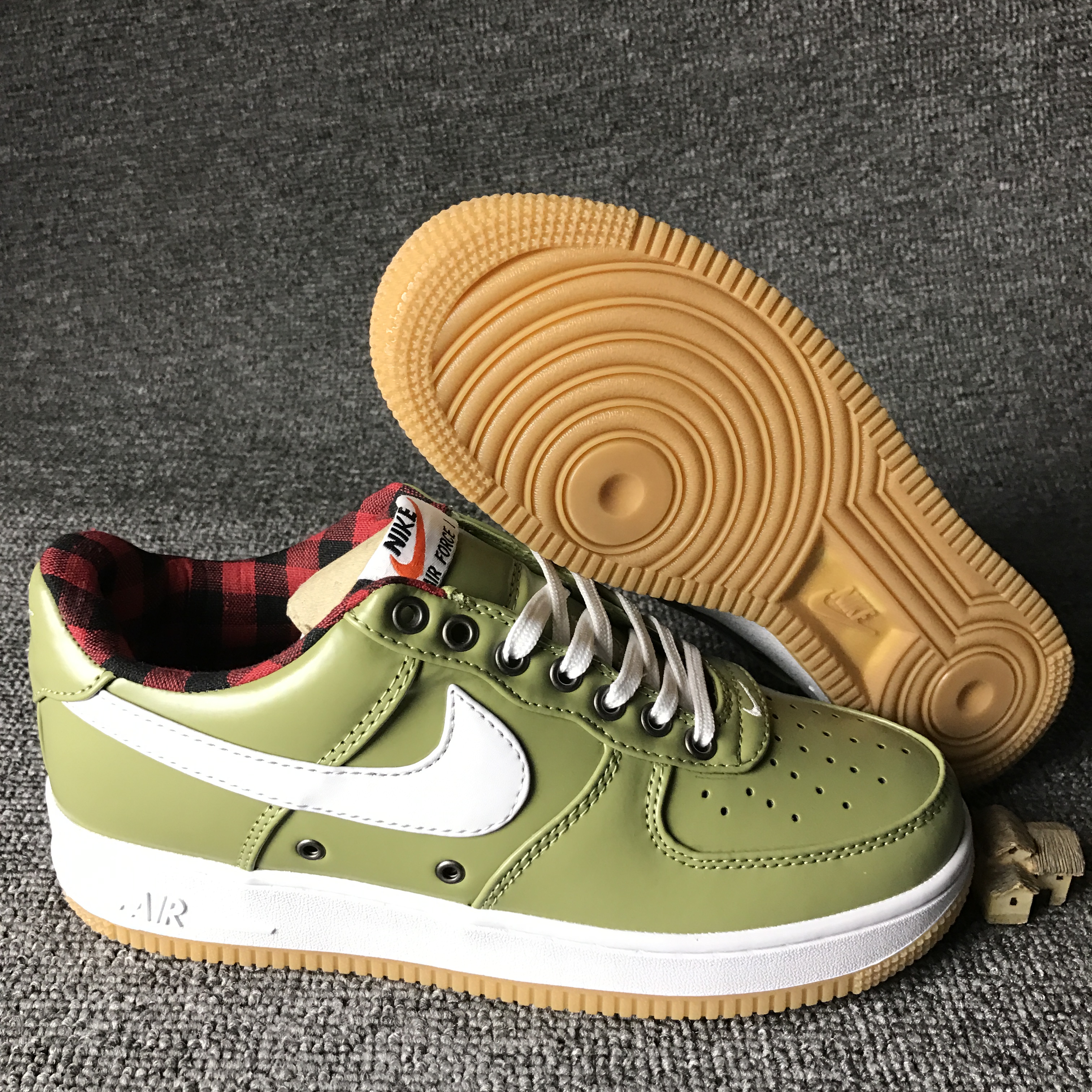 nike air force 1 - Verde Blanco