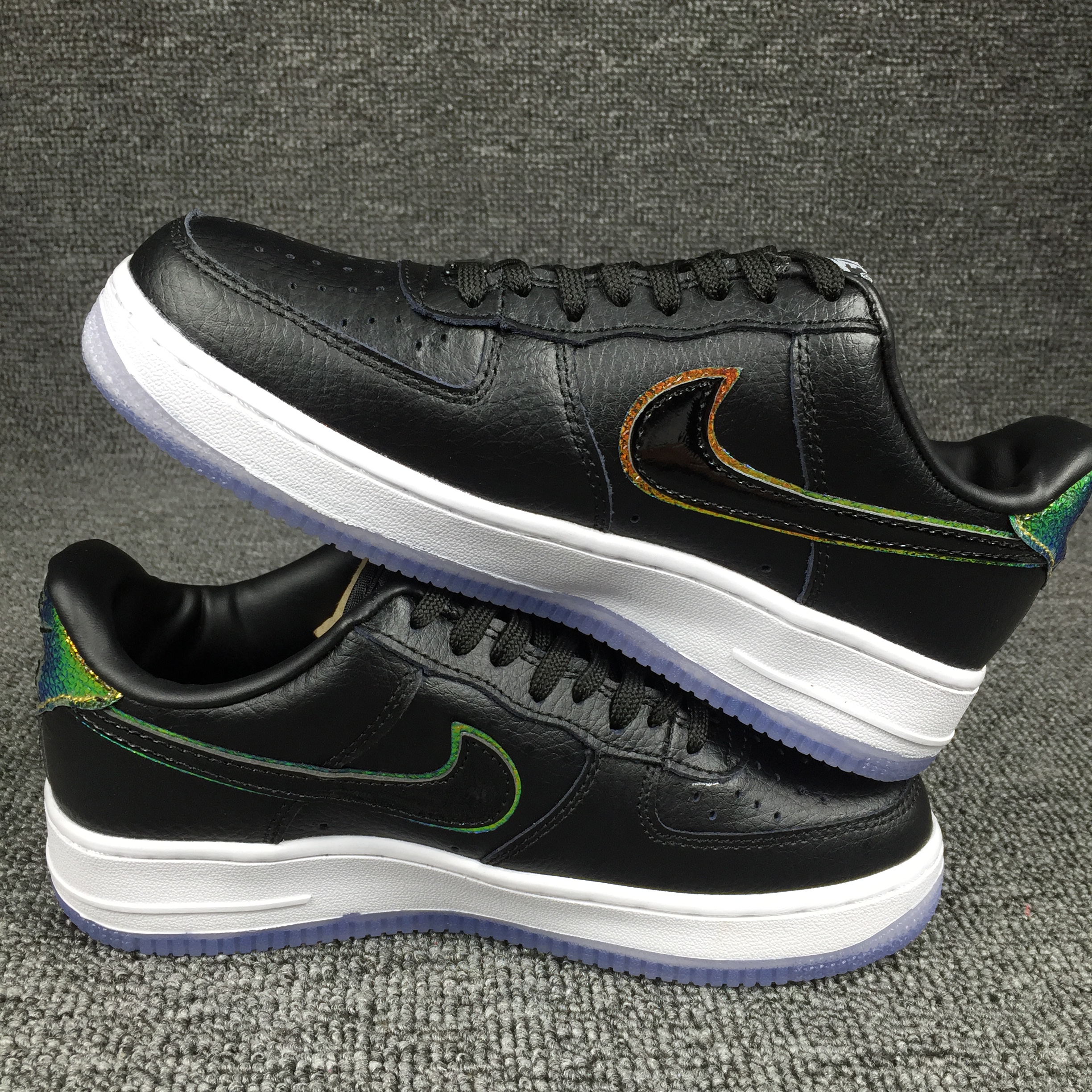 nike air force 1 - Negro Arcoiris