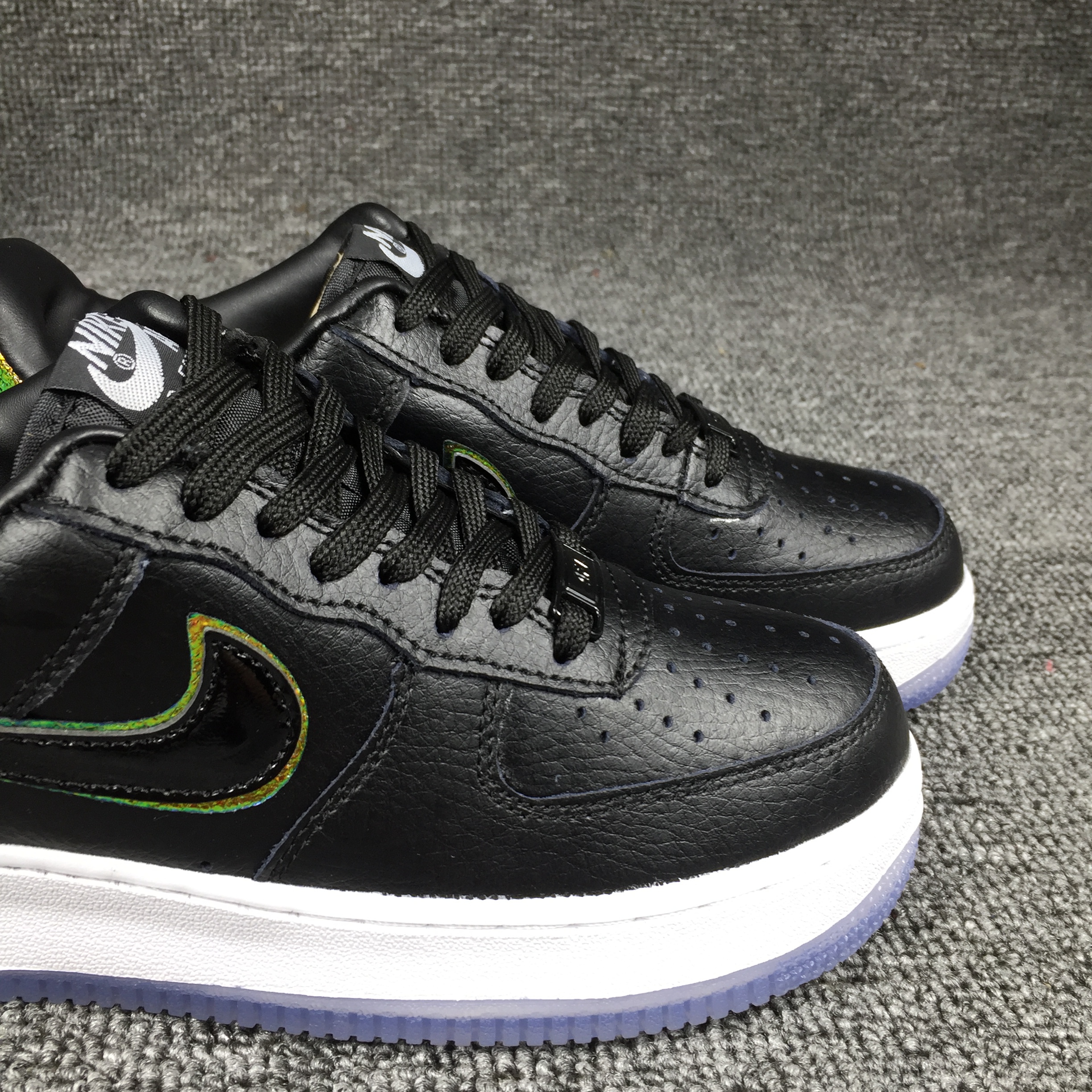 nike air force 1 - Negro Arcoiris