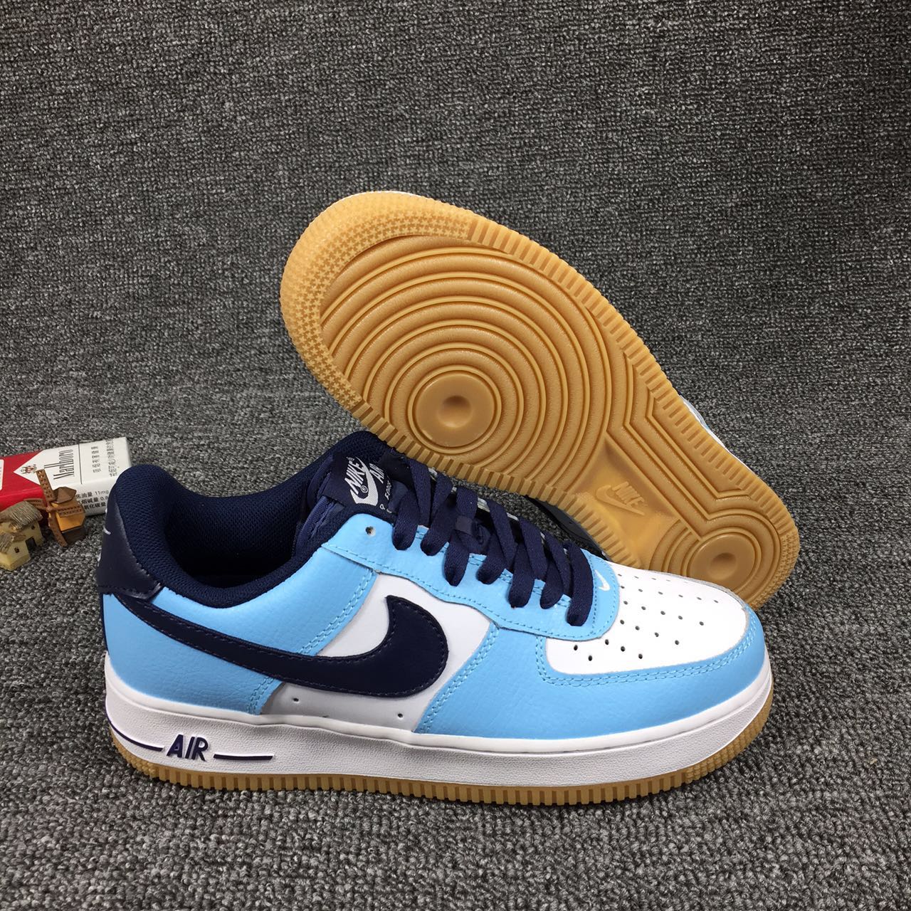 nike air force 1 - Celeste Azul Blanco
