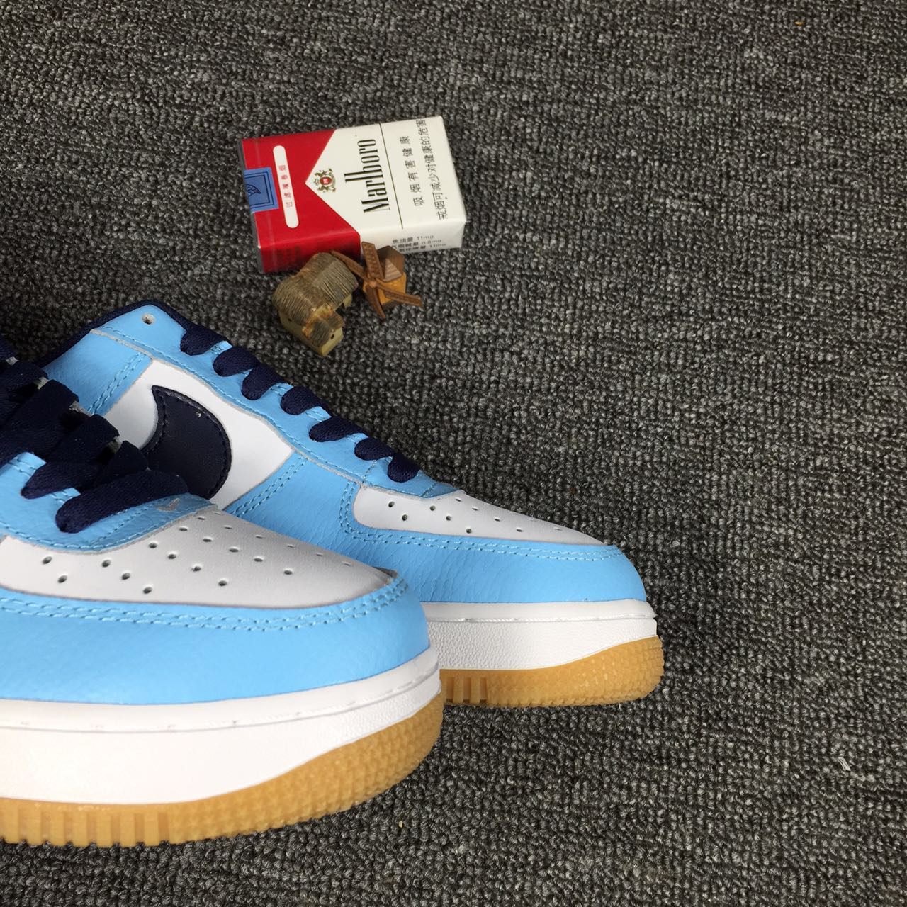 nike air force 1 - Celeste Azul Blanco