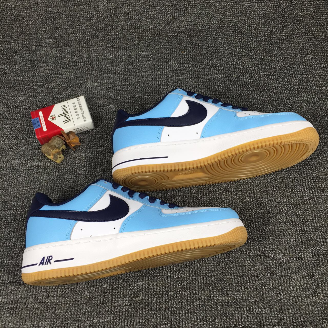 nike air force 1 - Celeste Azul Blanco