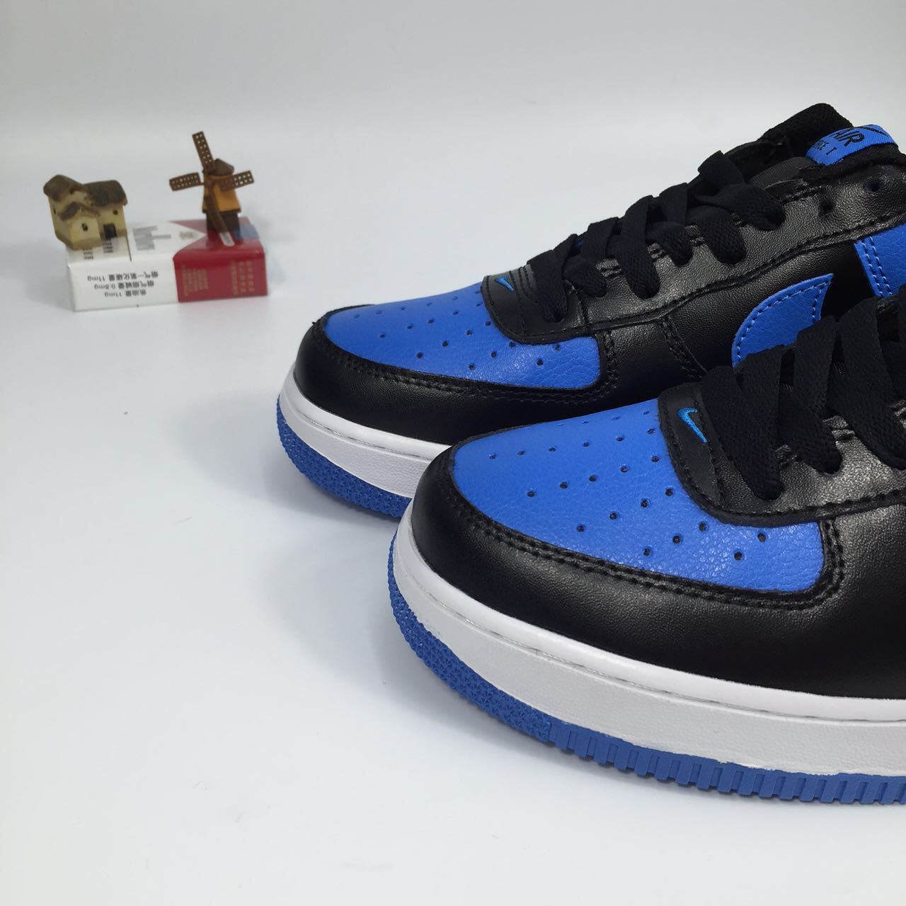 nike air force 1 - Azul Negro