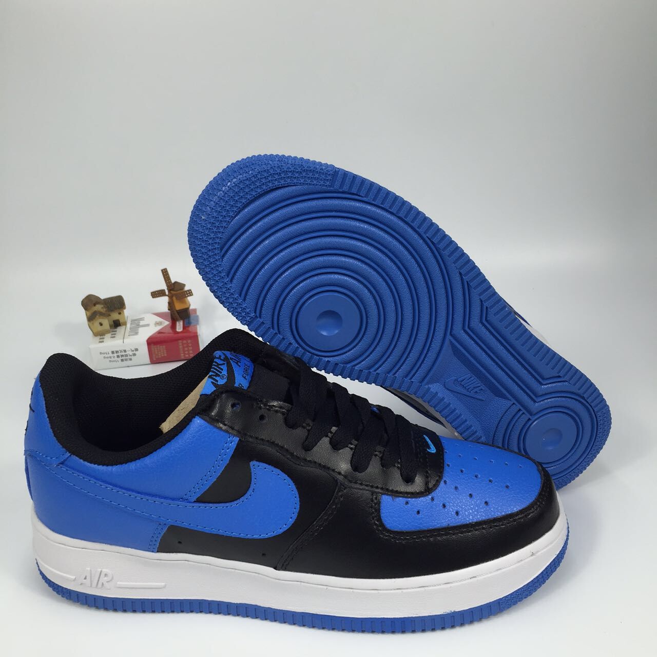 nike air force 1 - Azul Negro