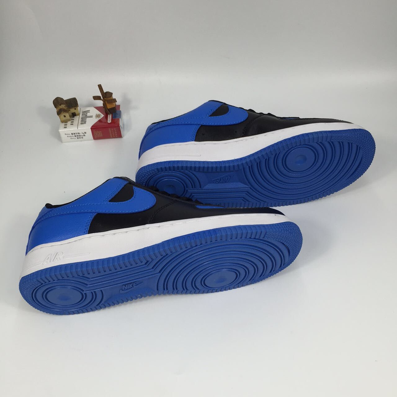 nike air force 1 - Azul Negro