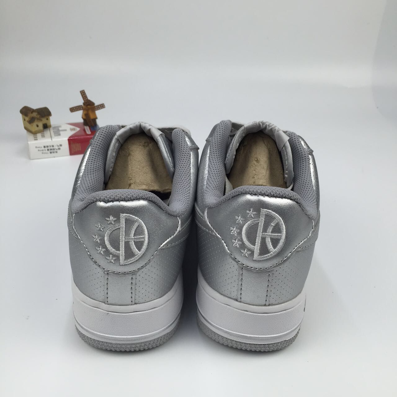 nike air force 1 - Plateado
