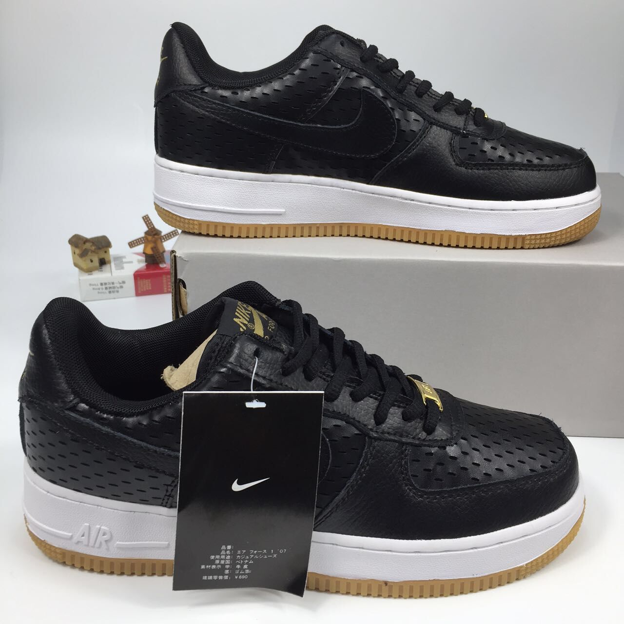 nike air force 1 - Negro