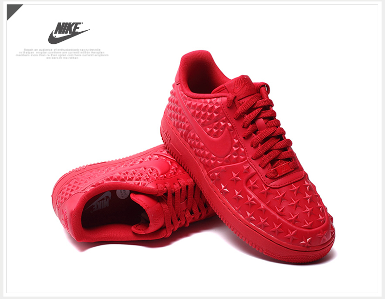 nike air force 1 - Rojo