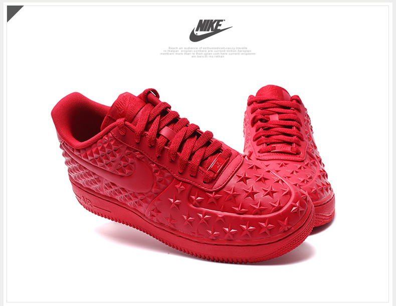nike air force 1 - Rojo