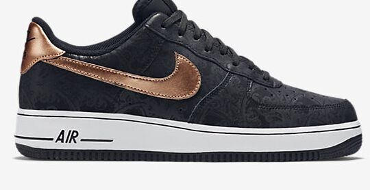 nike air force 1 - Negro Dorado