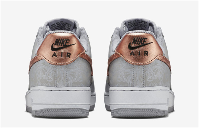 nike air force 1 - Gris Dorado