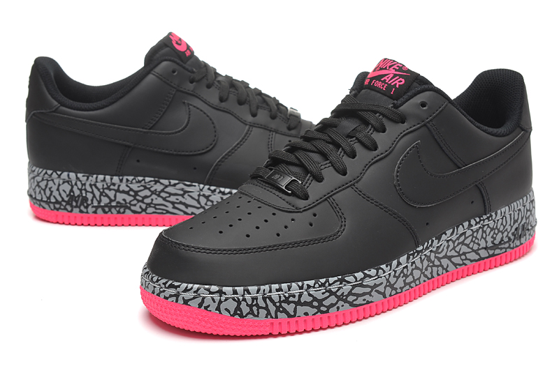 nike air force 1 - Negro Gris