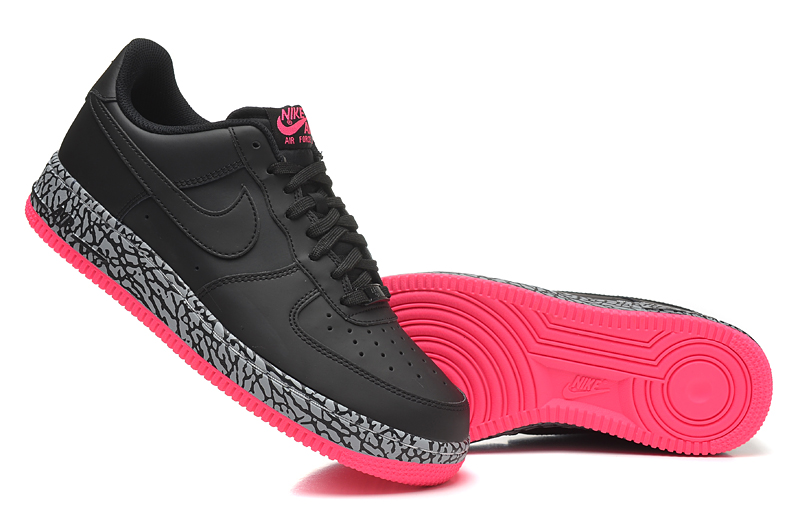 nike air force 1 - Negro Gris
