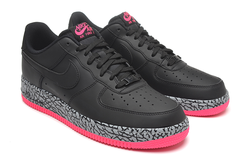 nike air force 1 - Negro Gris