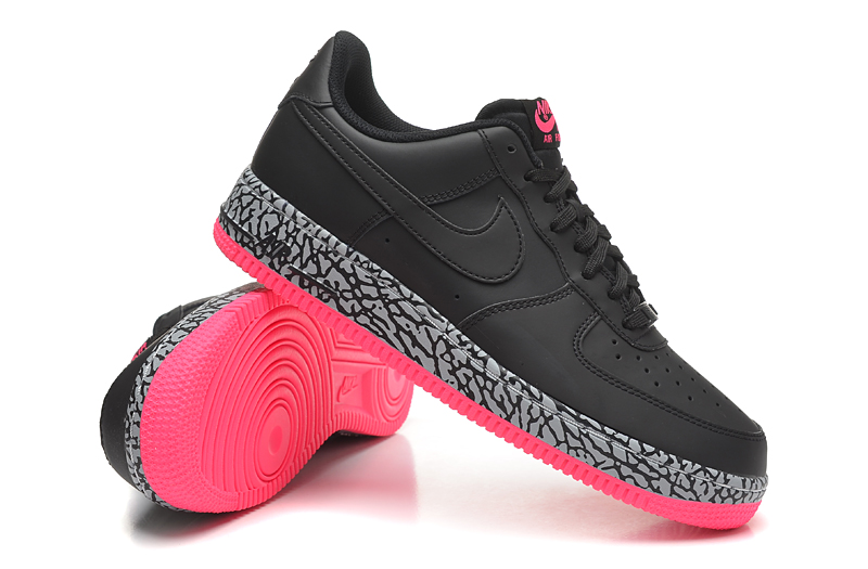 nike air force 1 - Negro Gris