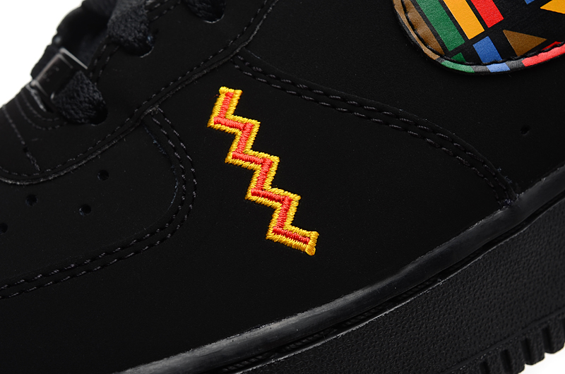 nike air force 1 - Negro Arcoiris