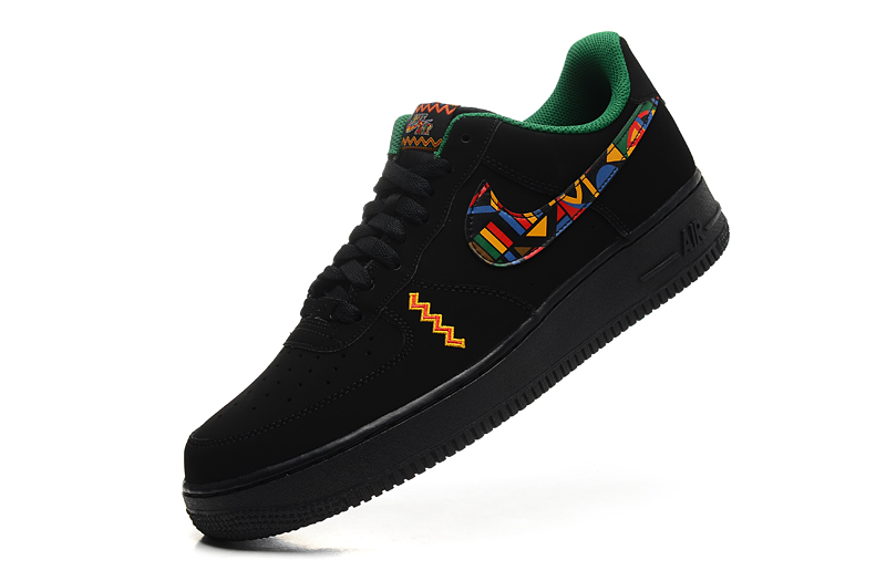nike air force 1 - Negro Arcoiris