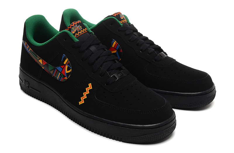 nike air force 1 - Negro Arcoiris
